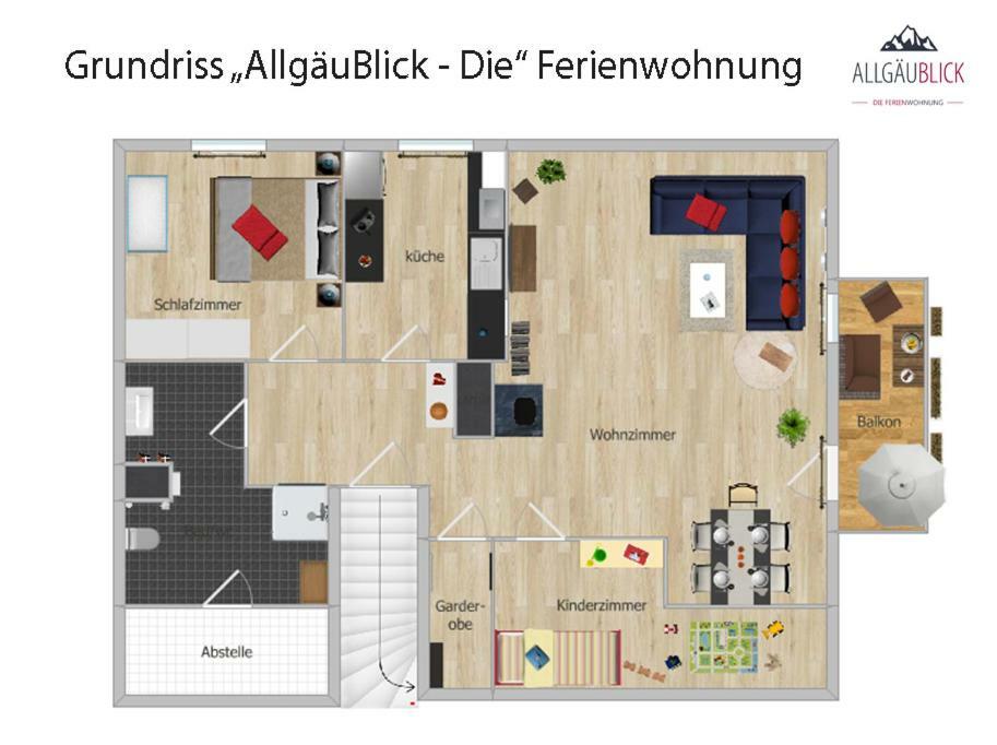 Allgaublick - Die Ferienwohnung Зонтхофен Екстериор снимка